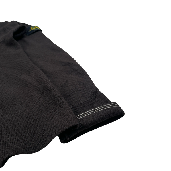 Stone Island 2005 Brown Wool Blend Jumper - Large