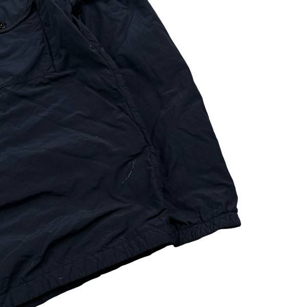 Stone Island 2020 Naslan Navy Double Chest Pocket Overshirt - Medium