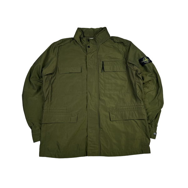 Stone Island 2016 Green Micro Reps Multi Pocket Field Jacket - 3XL