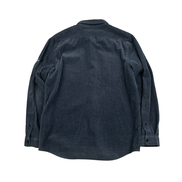 Stone Island 2019 Jumbo Cord Blue Overshirt - Large