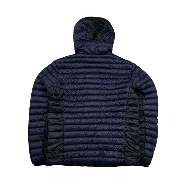 CP Company Navy Goggle D D Shell Puffer Jacket - Large