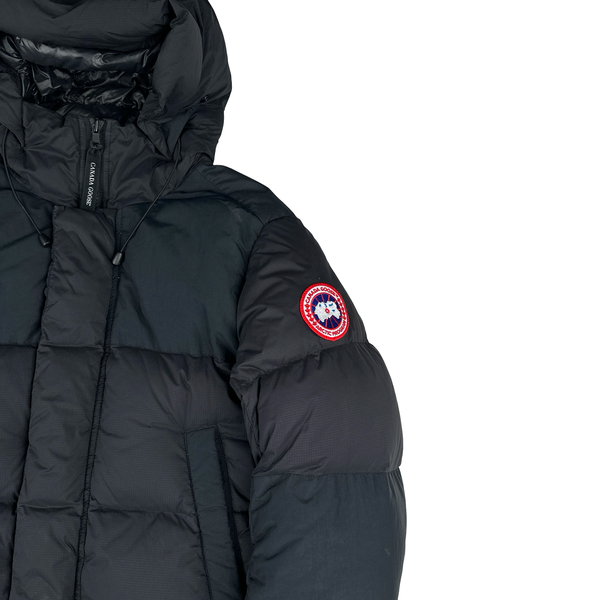 Canada Goose Black Armstrong Down Hooded Parka Jacket - Medium