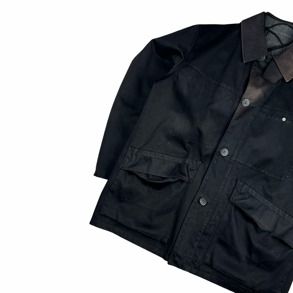 Stone Island 1999 Grey Vintage Wool Lined Duffle Jacket - XL