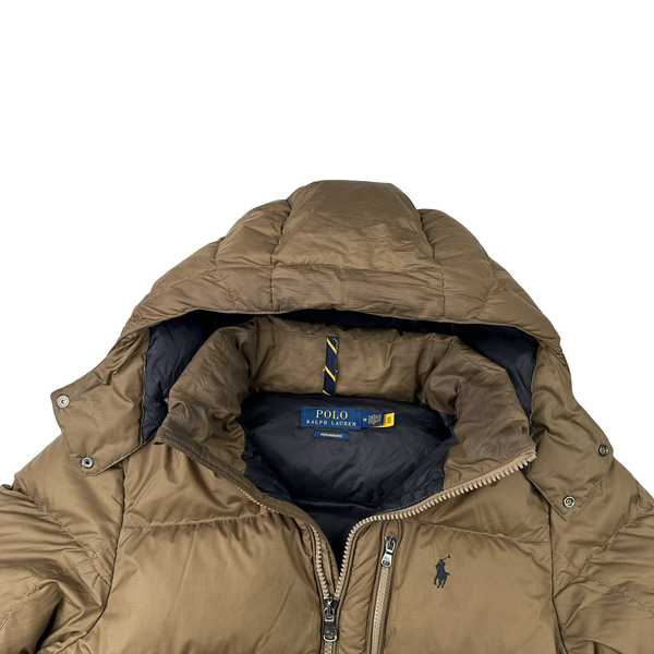 Ralph Lauren Brown Down Filled Jacket - Medium
