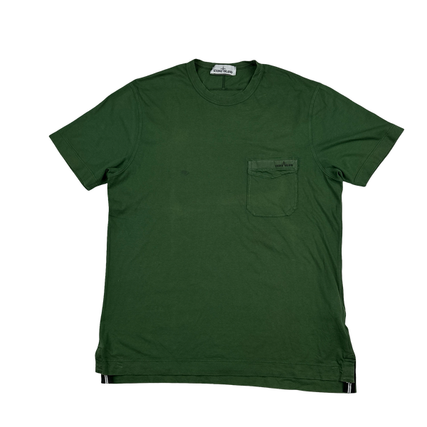 Stone Island 2015 Green Short Sleeve T Shirt - XL