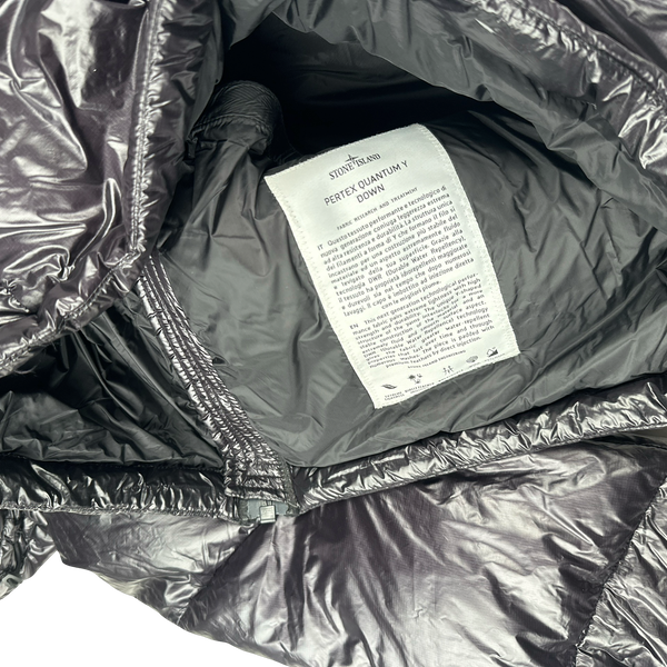 Stone Island 2017 Black Pertex Quantum Y Down Puffer Jacket - Medium