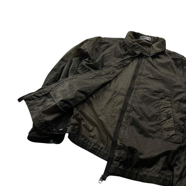 Stone Island 2006 Khaki Paul Harvey Lightweight Nylon Jacket - Large