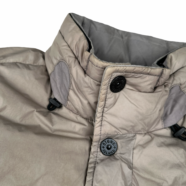 Stone Island 2016 Rosy Brown Crinkle Puffer Jacket - XL