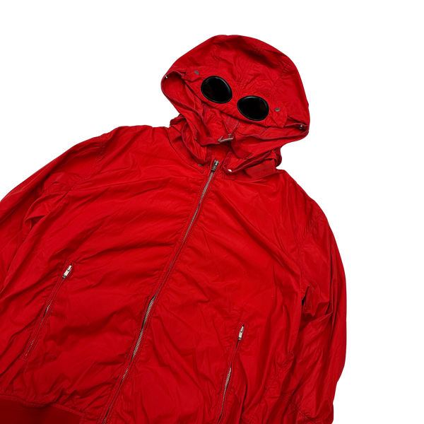 CP Company 2009 Red Nylon Goggle Jacket - XL