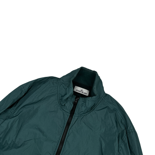 Stone Island 2023 Sea Green Garment Dyed Crinkle Reps Jacket - XL