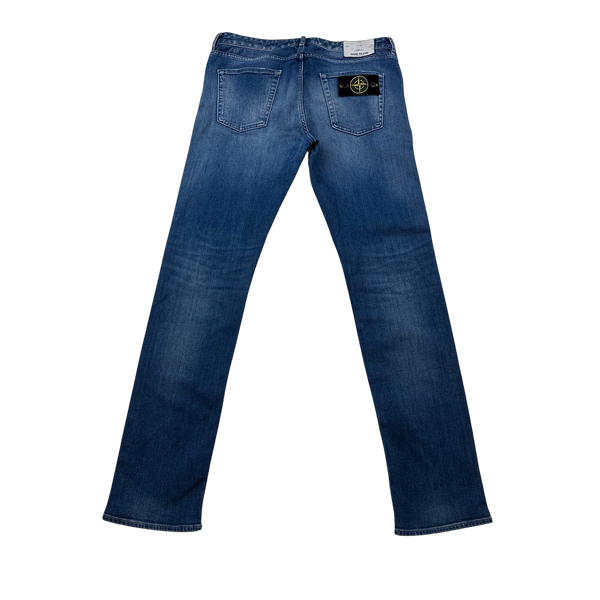 Stone Island 2017 Slim Fit Light Denim Jeans - 34"