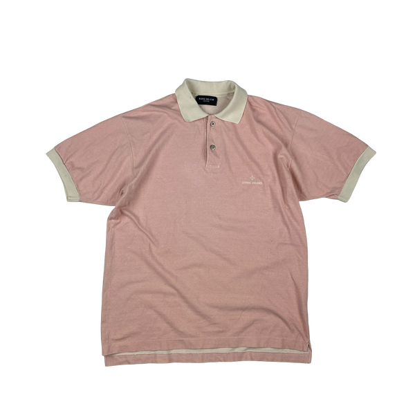 Stone Island Tennis 1980's Vintage Cotton Polo Shirt - L