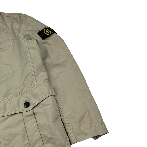 Stone Island 2010 Tan David TC Blazer Jacket - XL