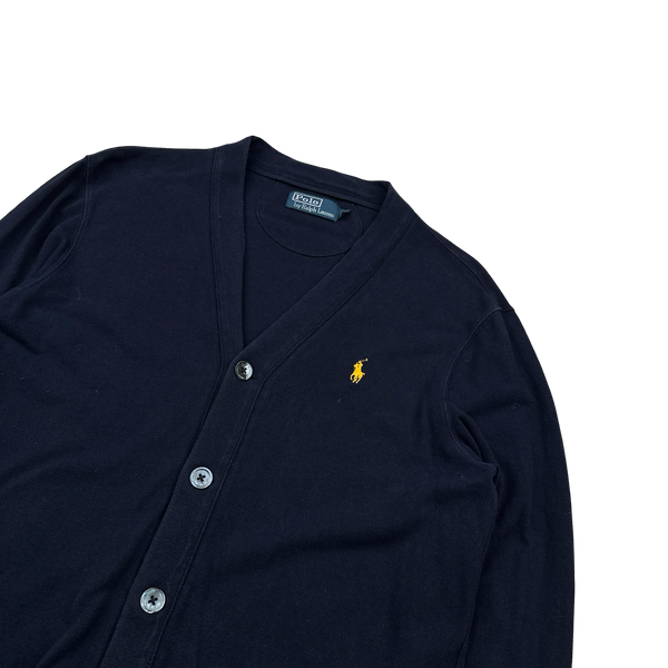 Ralph Lauren Polo Navy Buttoned Cardigan - Medium