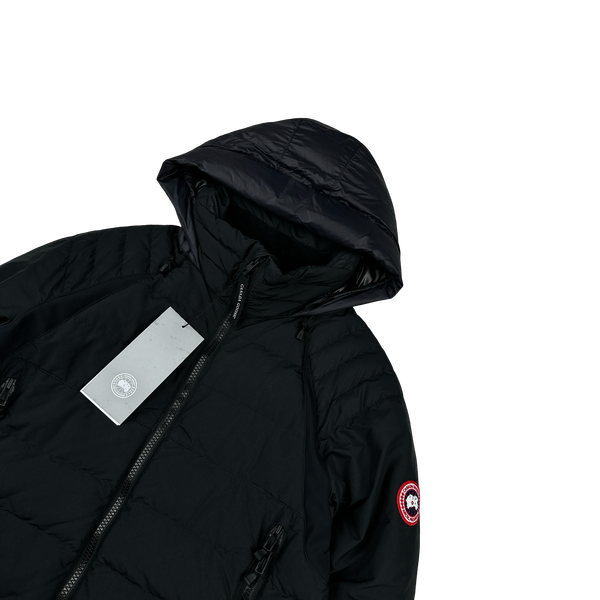Canada Goose Black Premium Down Hybridge Base Puffer Jacket - Medium