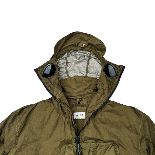 CP Company x Adidas  Khaki Explorer Chrome Goggle Jacket - Large