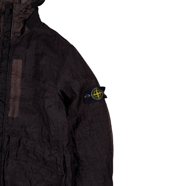 Stone Island 2001 Red Monofilament Mesh Jacket - Medium