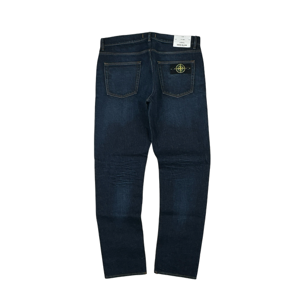 Stone Island 2018 Slim Fit Dark Wash Denim Jeans - W36