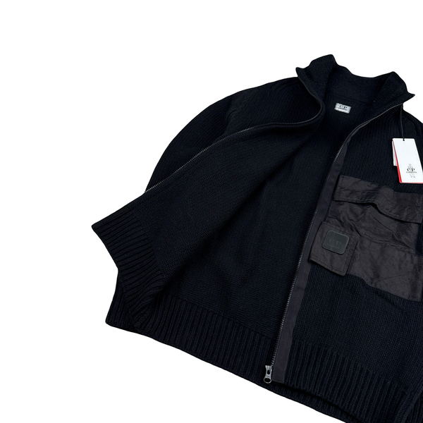 CP Company Heavyweight Zipped Knit Metropolis Jumper - Large