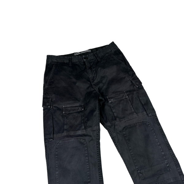 Stone Island 2022 Black RE-T Fit Cargos - 30"