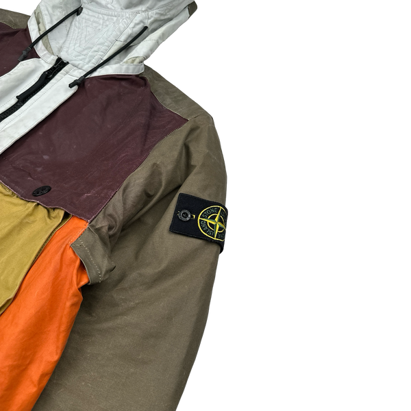 Stone Island 2019 Tela Placcata Bicolore Hooded Jacket - Small