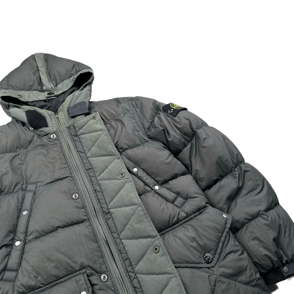 Stone Island 2000s Reversible Vintage Down Puffer Jacket - Small 