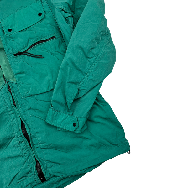 CP Company Green Chrome R Goggle Jacket - Large
