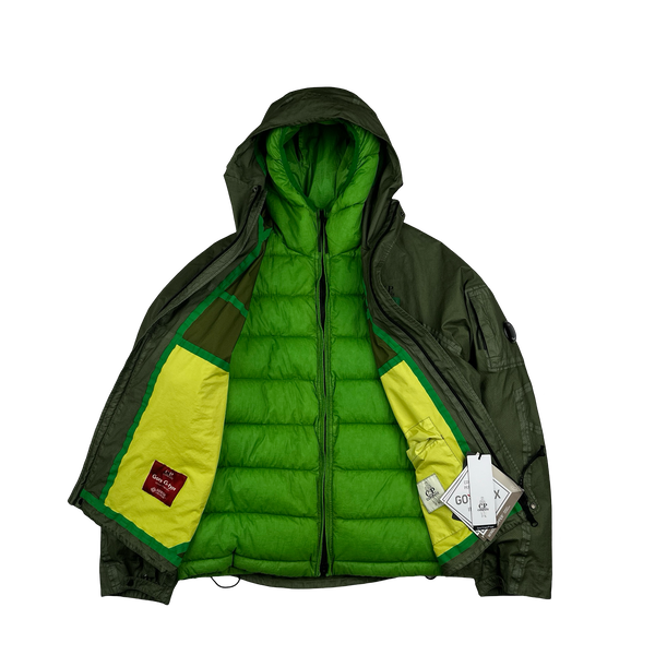 CP Company Green Gore G-Type Ripstop Down Lined Jacket - XL