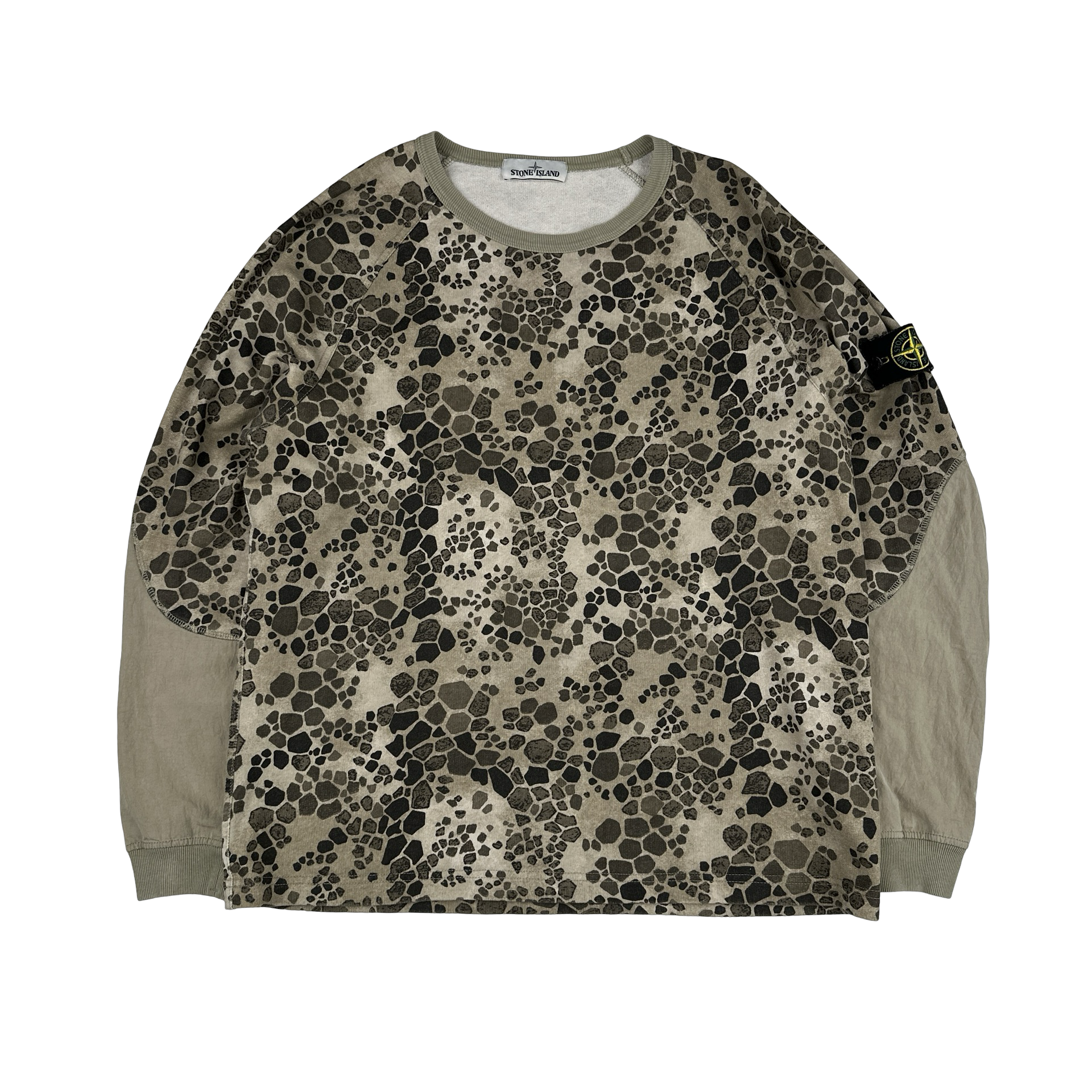 トップス STONE  CREWNECK ALLIGATOR Stone Island 2018 Alligator Camo Crewneck Sweatshirt - Large