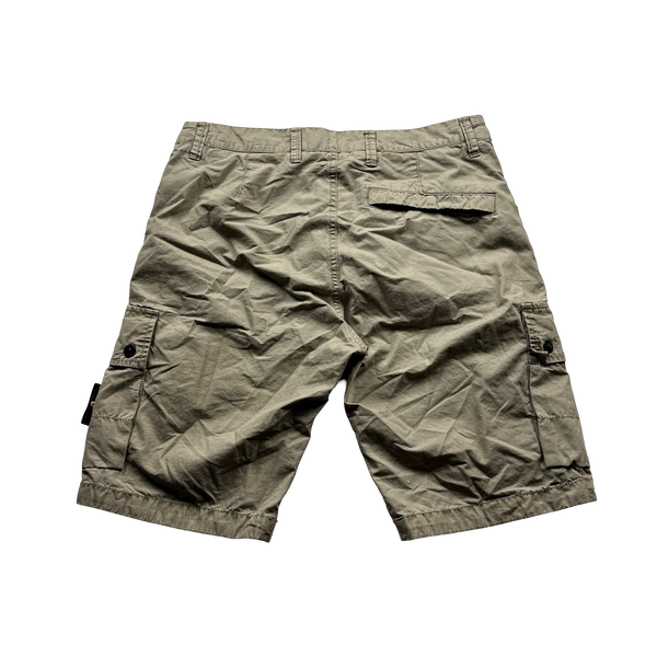 Stone Island 2023 Tan Cotton Shorts- 28"