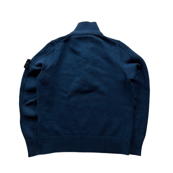 Stone Island 2013 Blue Pullover Knit Jumper - Small