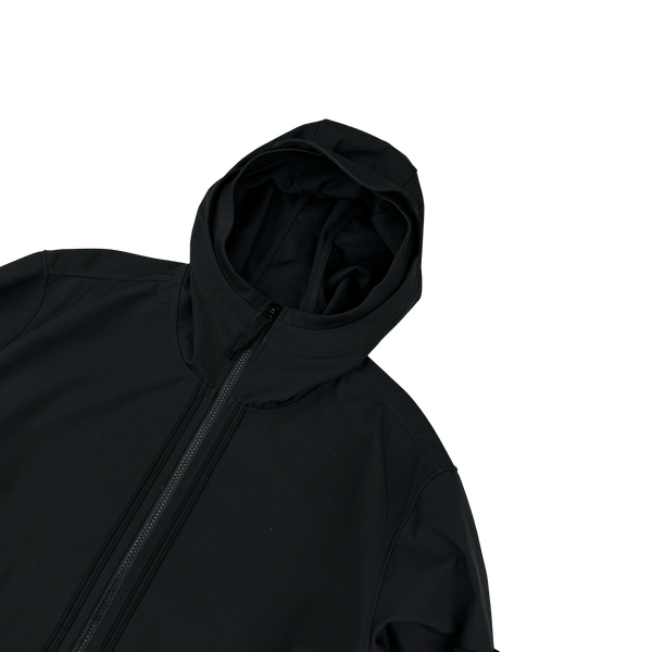Stone Island Black Soft Shell R E Dye Tech Jacket - XXL