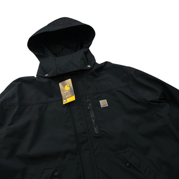 Carhartt Black Shoreline Hooded Jacket - XXL