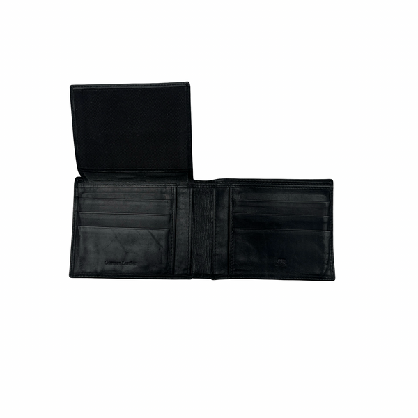 CP Company Black Real Leather Wallet