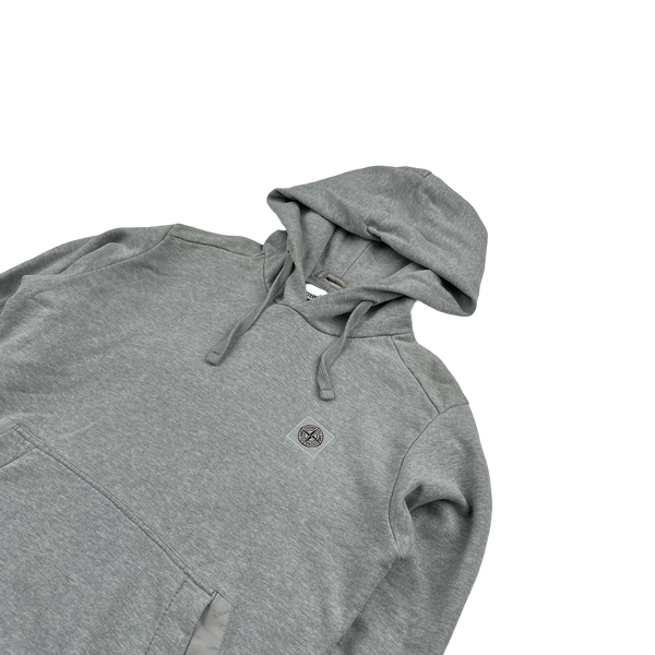 Stone Island 2015 Grey Spellout Patch Hoodie Tracksuit - Medium