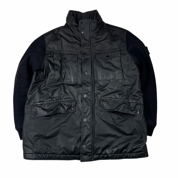 Stone Island 2013 Panno Tinto In Capo Piu Mussola Gommata MGP Ghost Jacket - 3XL