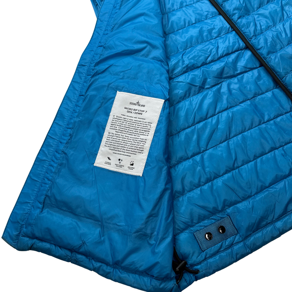 Stone Island 2013 Turquoise Micro Yarn Down Packable Gilet - Medium