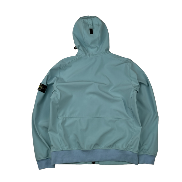 Stone Island 2017 Baby Blue Light Soft Shell R Jacket - XL