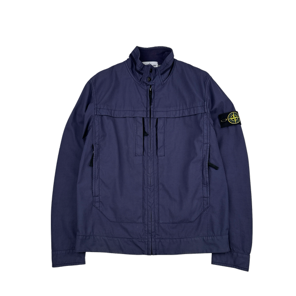 Stone Island 2014 Indigo 3D Cotton Tela Jacket - Medium
