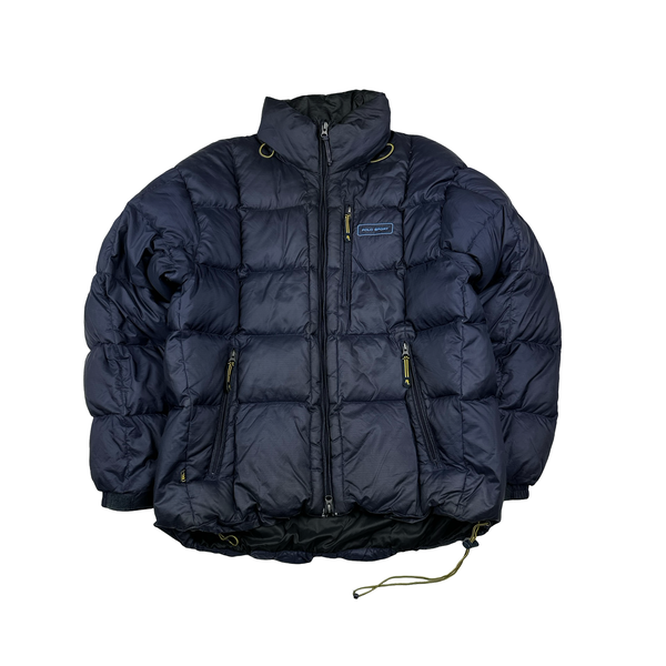 Ralph Lauren Polo Sport Navy Down Puffer Jacket - Large