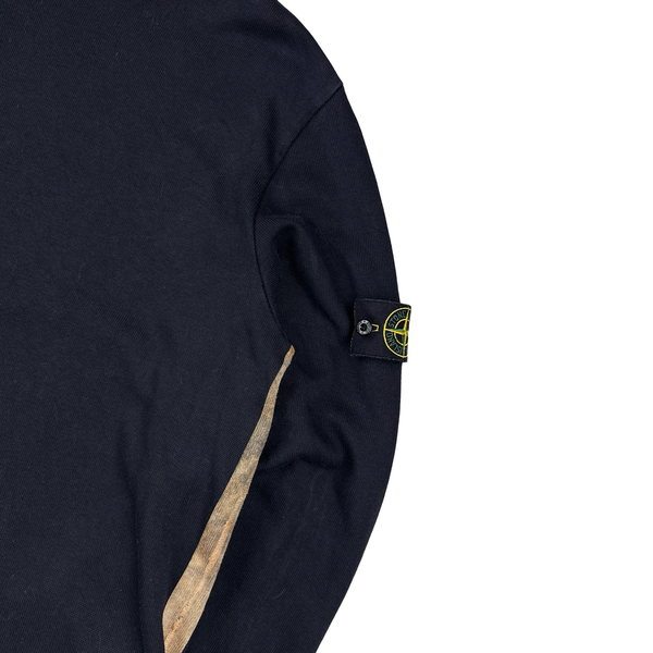 Stone Island 2002 Vintage Rubber Piping Crewneck - XL