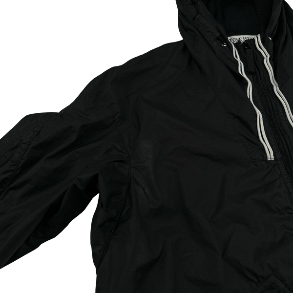 Stone Island 2011 Black Membrana TC Hooded Rain Jacket - Medium