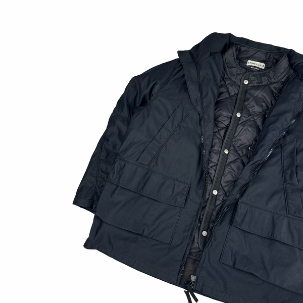 Stone Island Nylam Black Vintage AW2000 Rare Jacket - Large
