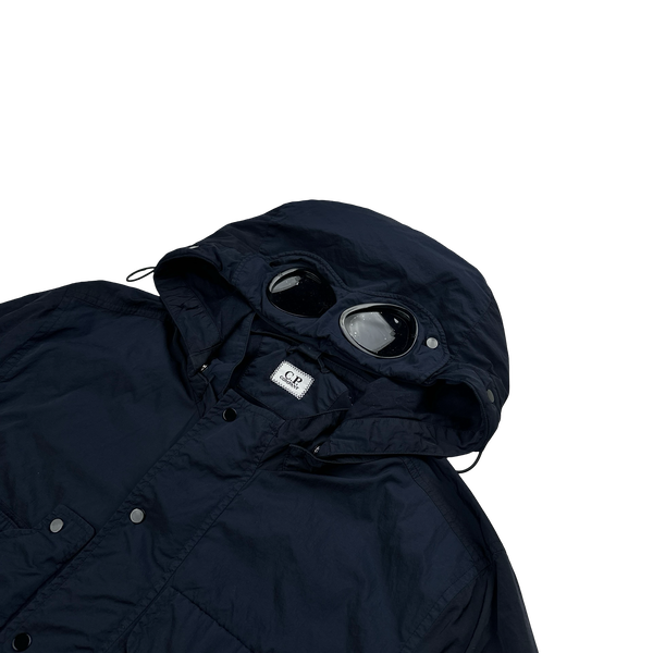 CP Company Navy Chrome Goggle Jacket - Medium