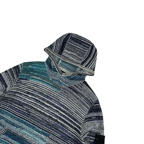 Stone Island Glitch Graphic Shadow Project Hoodie - Medium
