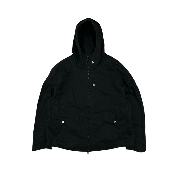 Stone Island 2023 Black CO NY Ripstop TC Jacket - Large