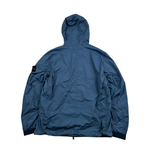 Stone Island 2022 Blue Nylon Skin Touch TC Jacket - Large