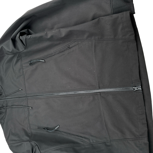 CP Company Black Soft Shell Goggle Jacket - Medium