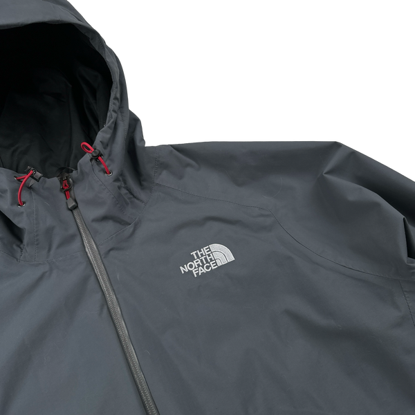 North Face Grey Hyvent Rain Jacket - Medium