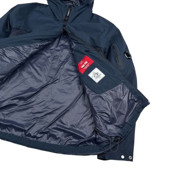 CP Company Navy Padded Pro Tek Lens View Jacket - XL